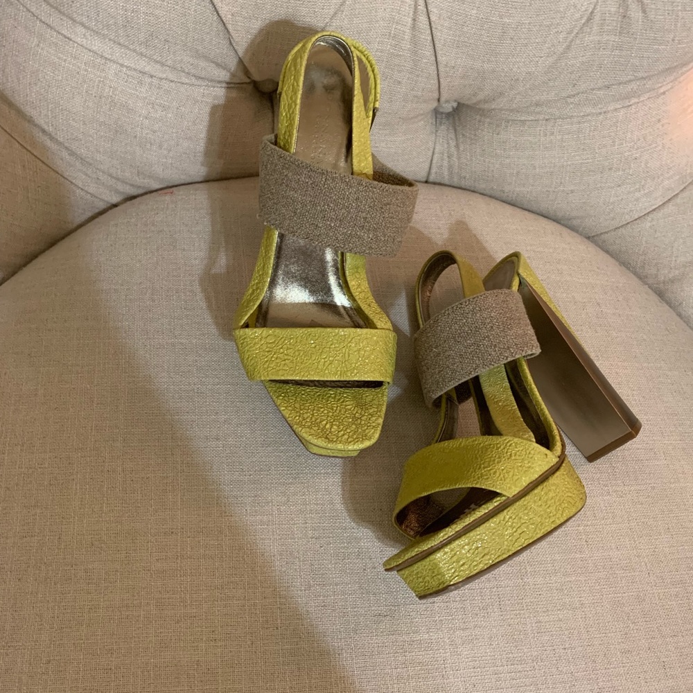 Donna Karan Collection Stingray Platform Sandals